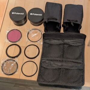 MOVING SALE Polaroid Lens And Filter Set 52-58mm